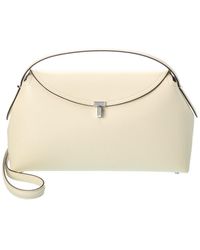 TOTEME - T-lock Leather Satchel - Lyst