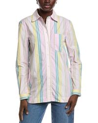 Ganni - Stripe Shirt - Lyst
