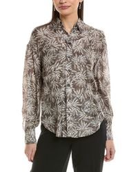 Brunello Cucinelli - Silk Blouse - Lyst