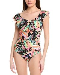 La Blanca - Off-The-Shoulder Ruffle One-Piece - Lyst