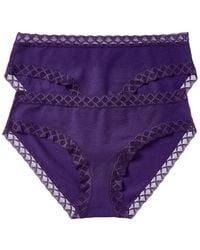 Natori - 2pk Bliss Girl Brief - Lyst