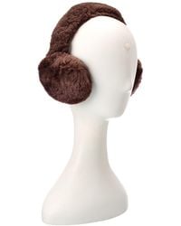 Surell - Accessories Shearling Earmuffs - Lyst