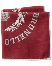 Brunello Cucinelli - Silk Pocket Square - Lyst
