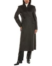 Lamarque - Double Face Wool-Blend Coat - Lyst