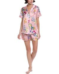 Petite Plume - 2Pc Mulberry Silk Pajama Set - Lyst