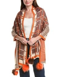 La Fiorentina - Houndstooth Wrap - Lyst