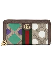 Gucci - Gg Supreme Canvas Centum Ophidia Zip Around Wallet (Authentic Pre- Loved) - Lyst