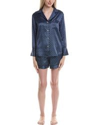 Petite Plume - 2Pc Silk Pajama Set - Lyst