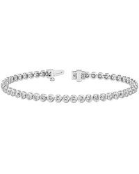 Lab Grown Diamonds - 14K 2.57 Ct. Tw. Lab-Grown Diamond Tennis Bracelet - Lyst