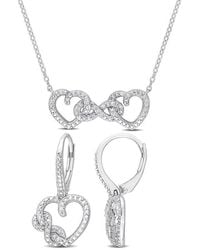 Rina Limor - 0.10 Ct. Tw. Diamond Earrings & Necklace Set - Lyst