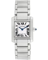 Cartier - Tank Francaise Watch, Circa 2000S (Authentic Pre-Owned) - Lyst