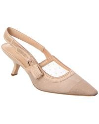 Dior - J'A Mesh & Suede Slingback Pump - Lyst