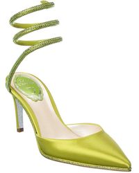 Rene Caovilla - Cleo Satin Pump - Lyst