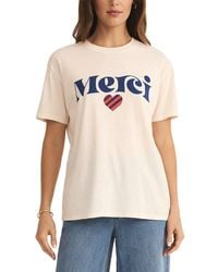 Z Supply - Merci Boyfriend T-Shirt - Lyst