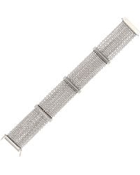 Diamond Select Cuts - Silver & Steel 0.11 Ct. Tw. Diamond Bar Bracelet - Lyst