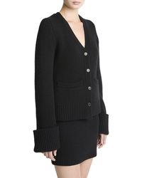 Vince - Double Face Wool-Blend Cardigan - Lyst