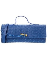 Isabella Rossetti - Faye Hand-Woven Leather Clutch - Lyst