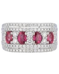Gregg Ruth - 14K 2.22 Ct. Tw. Diamond & Ruby Ring - Lyst