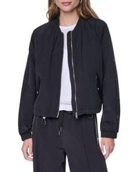 DKNY - Logo Trim Jacket - Lyst