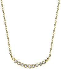 Genevive Jewelry - 14k Over Silver Necklace - Lyst