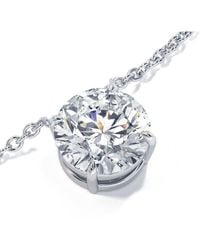 Lab Grown Diamonds - 14k 2.00 Ct. Tw. Lab-grown Diamond Sol Pendant Necklace - Lyst