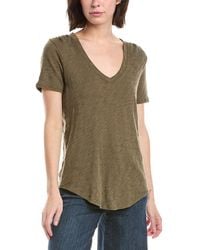 ATM - Slub Jersey V-Neck T-Shirt - Lyst