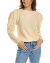 Lea & Viola - Braided Wool & Cashmere-Blend Sweater - Lyst