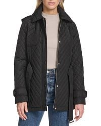 Andrew Marc - Brinklee Belted Trench Coat - Lyst