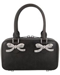 Self-Portrait - Mini Distressed Leather Tote - Lyst