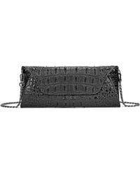 Tiffany & Fred Paris - Embossed Leather Clutch - Lyst