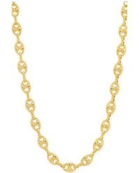 Savvy Cie - 18k Plated Mariner Link Necklace - Lyst