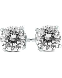 True Diamond - 14k 1.50 Ct. Tw. Diamond Studs - Lyst