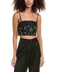 Ganni - Embellished Bandeau Top - Lyst