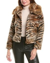 La Fiorentina - Animal Print Wool Jacket - Lyst