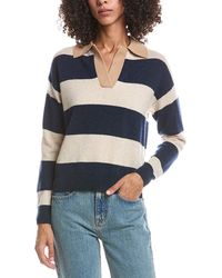 Brodie Cashmere - Rugby Polo Cashmere Sweater - Lyst