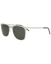 Saint Laurent Sl51slimme 51mm Sunglasses - Metallic