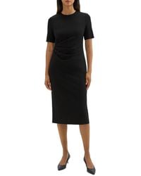tiger stripe midi dress Petal and Pup Women's Henry Striped Midi Dress