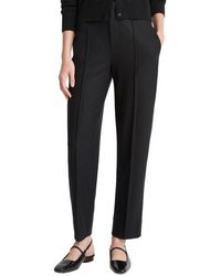 Vince - High Waist Tailored Wool-Blend Carrot Trouser - Lyst