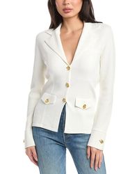St. John - Pique Jacket - Lyst