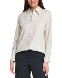 Vince - Relaxed Button-Down Linen-Blend Shirt - Lyst