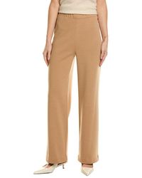St. John - Pull-On Wool-Blend Pant - Lyst