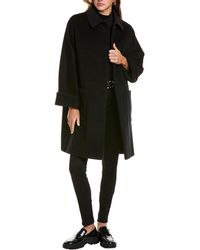 Cinzia Rocca - Medium Wool & Cashmere-blend Coat - Lyst