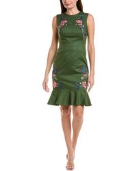 Marchesa - Printed Sleeveless Mini Dress - Lyst