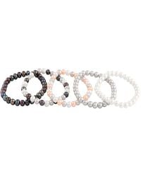 Splendid - 9-10mm Pearl Bracelet Set - Lyst