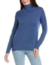 Hannah Rose - Boxy Turtleneck Cashmere-Blend Sweater - Lyst