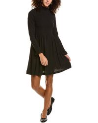 Nation Ltd - Zuri Smocked Turtleneck Mini Dress - Lyst