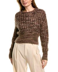 Brunello Cucinelli Mohair & Cashmere-blend Sweater - Brown