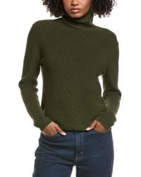 Hannah Rose - Shaker Turtleneck Cashmere-Blend Sweater - Lyst