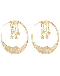 Eye Candy LA - The Luxe Collection Cz Piqa Hoops - Lyst