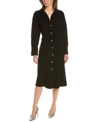 Vince - Belted Shirtdress - Lyst